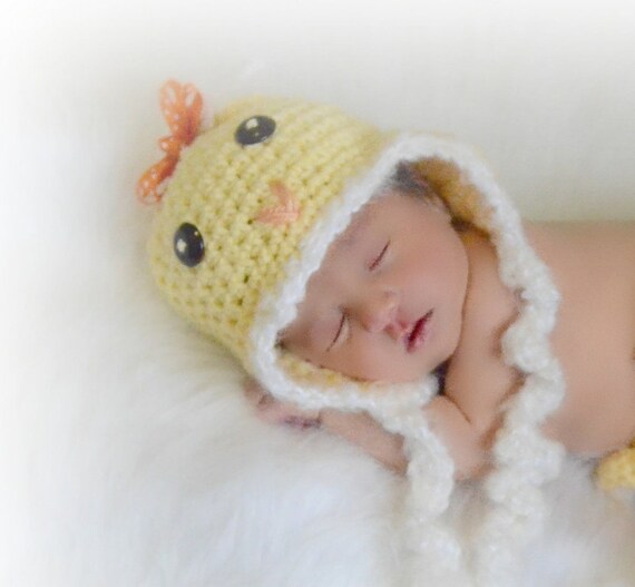 Newborn Baby Chick Hat