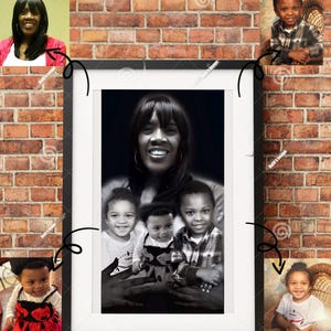 Custom Memorial Photo| Add deceased loved one| Realistic or oil painted digital remembrance edit