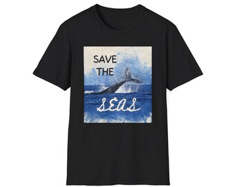 save the seas shirt whale tail ocean shirt watercolor marine life shirt sea conservation shirt ocean lover tee eco friendly sea life t shirt