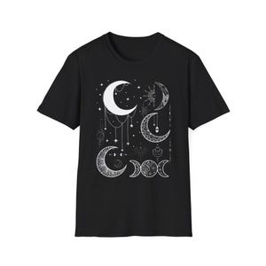 moon phase shirt celestial t shirt astrology moon graphic tee spiritual moon lover gift lunar cycle shirt star shirt boho moon tee