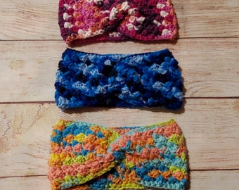crochet headband,  child headband, headband, ready to ship