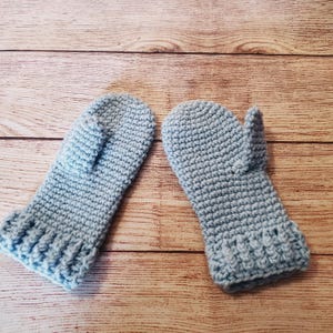 Crochet mittens, child mittens, gloves, handmade