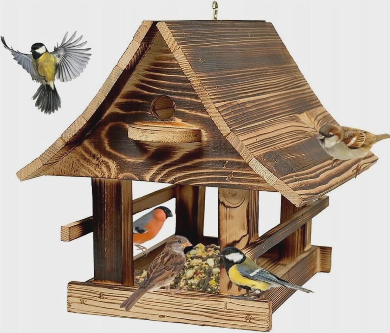 Nichoir En Bois - Nichoir Résistant Aux Intempéries Pour Mésanges