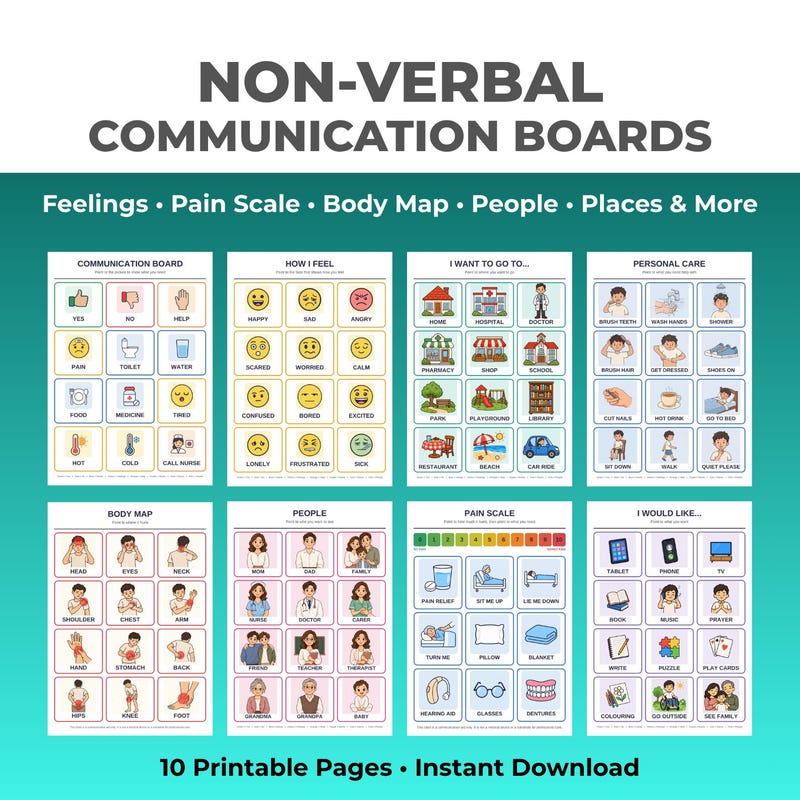 Disability Flash Cards - Etsy