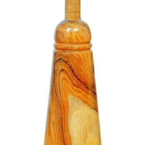 Wooden Mugdar/Meel/Clubbell 5KG Traditional Indian Karla Kattai for Strength Handcrafted Sheesham Wood Fitness Equipment.
