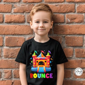 Bounce House PNG | Colorful Bouncy Castle Clipart | Fun Kids Party Sublimation Design | Jump House Digital Download for Cricut & Printing