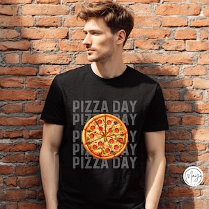 Pizza Day PNG | Funny Pepperoni Pizza Clipart for T-Shirts, Stickers, Sublimation, Digital Download