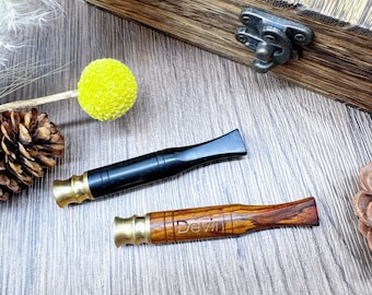 Personalised Wooden Cigarette Holder,Smoking Accessories,Smoker Holder,Wodden Filter Tips,Short Cigarette Holder,Gift for him,Unique gift