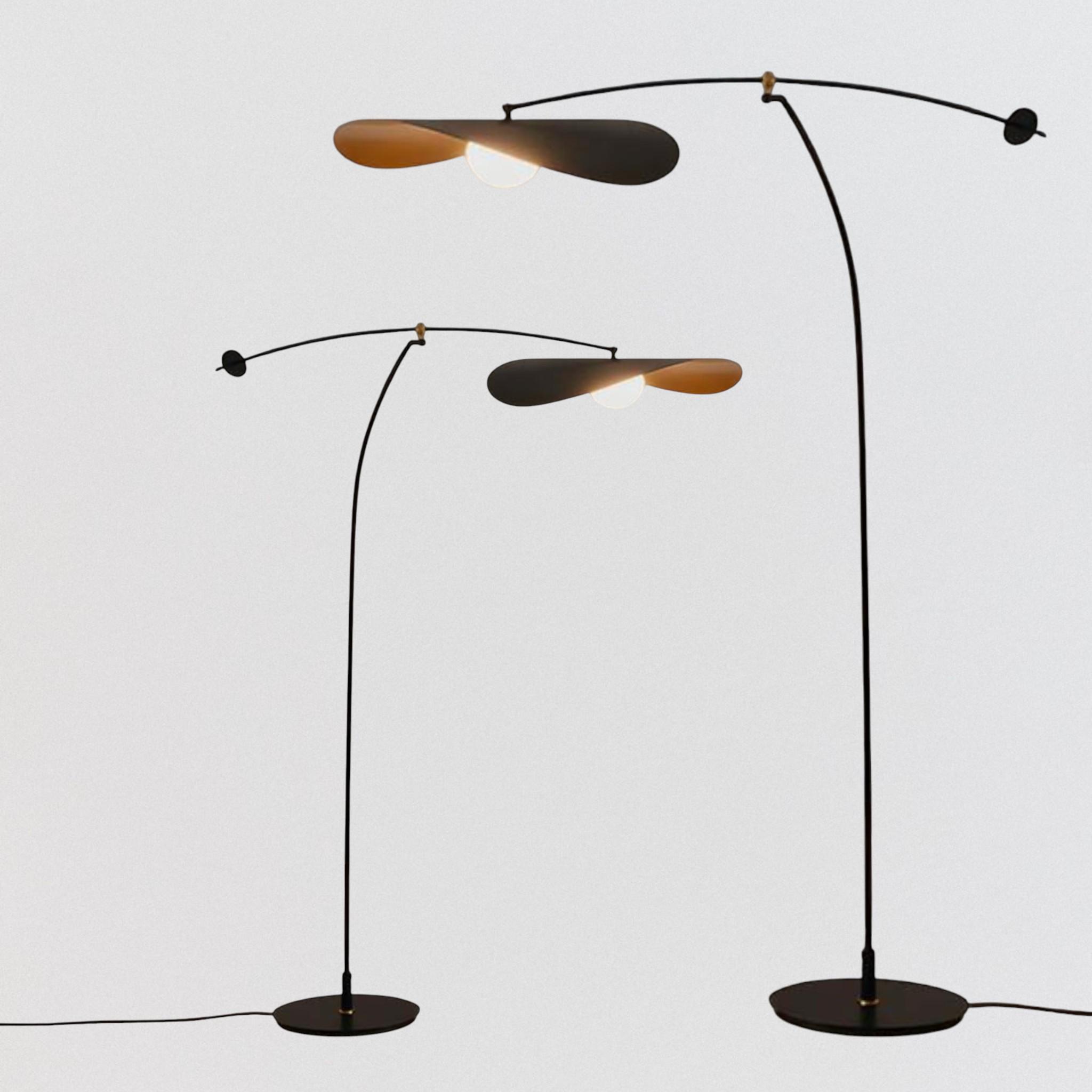 Modern Minimalist Balancing Floor Lamp | Mid Century Mobile Style ...