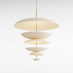 Stilnovo Style Sputnik Chandelier – Mid Century Modern Brass Ceiling Light | Italian Handmade Vintage Lighting | Retro Pendant Light Fixture