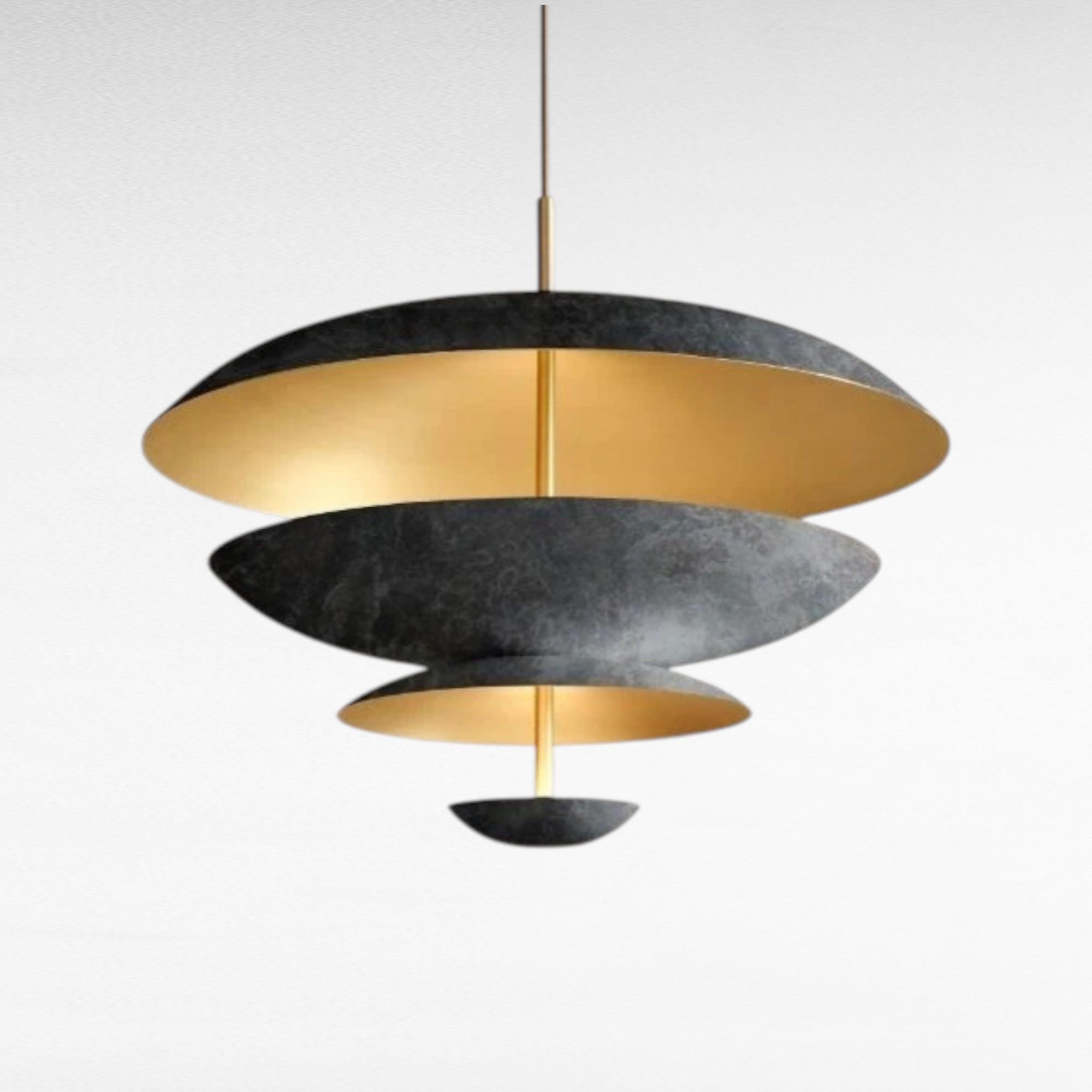 イタリア スプートニク 真鍮 シャンデリア アンティーク ミッドセンチュリー ハンドメイド真鍮スプートニクシャンデリア：ミッドセンチュリーモダン