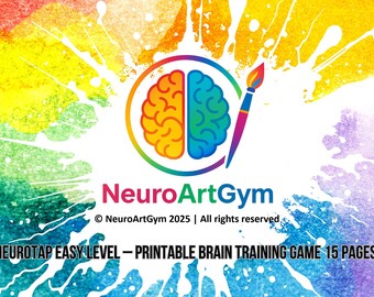 NeuroTap Brain Training Game: Bilateral Coordination, Focus (15-Page Printable PDF)