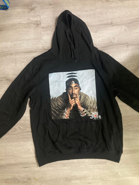 Sudadera Tupac Negra 2X -  España