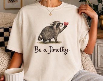 Camiseta de Jimothy Raccoon, Camiseta divertida de mapache, Camiseta de Jimothy Raccoon, Camiseta de mapache, Camiseta de mapache caótico, Camiseta de mapache salvaje