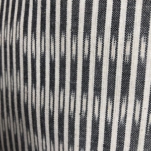 Kufri Sanjana Stripe Hand Dyed Gray White Designer Fabric - Etsy