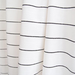 Beautiful , classic black and white striped curtain panels 48x84 48x96 48x108 54x84 54x96 54x108 or custom sizes