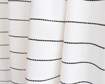 Beautiful , classic black and white striped curtain panels 48x84 48x96 48x108 54x84 54x96 54x108 or custom sizes