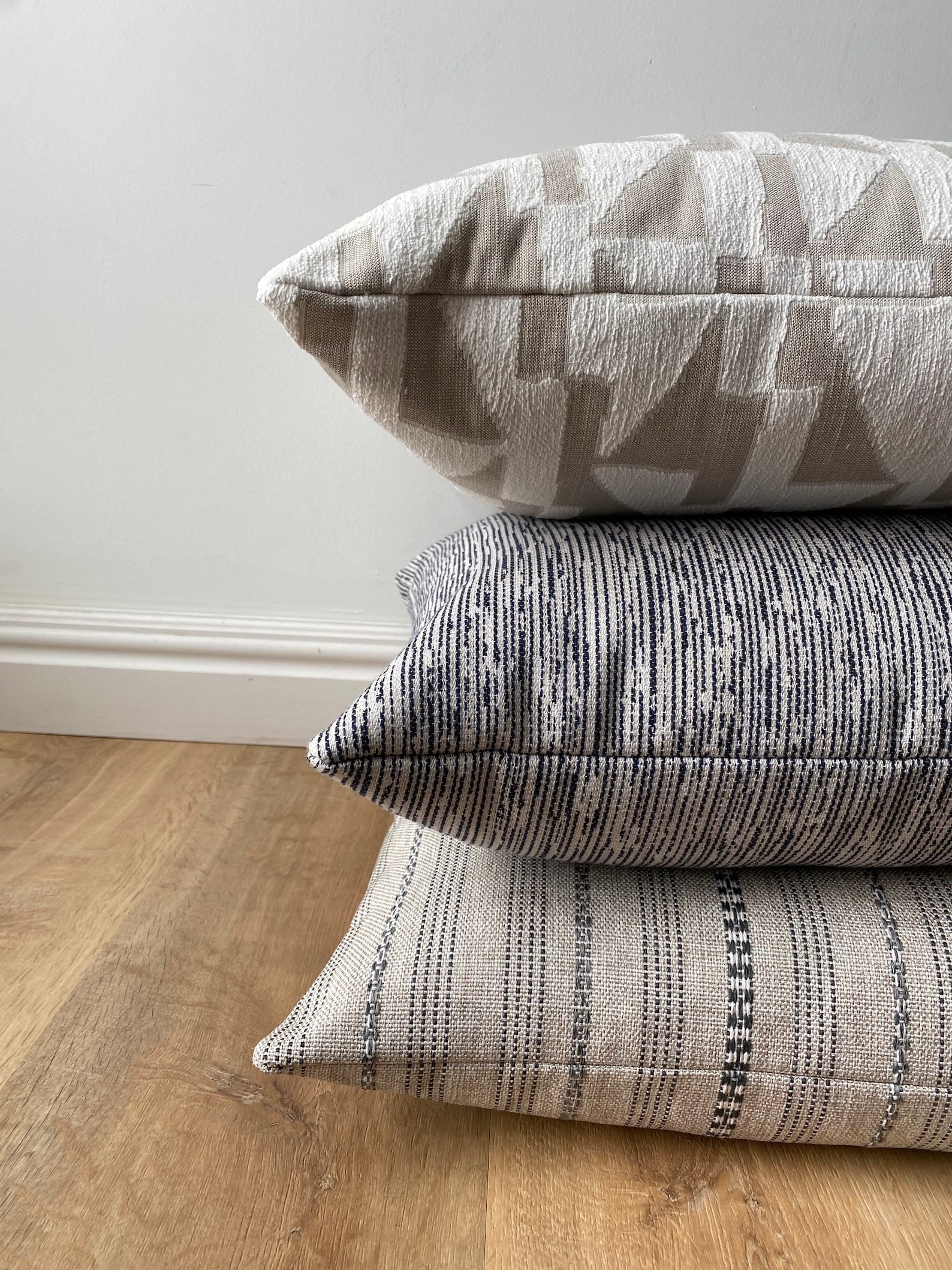 Designer Indoor Outdoor Fabric Striped Modern Pillow Cover - Etsy