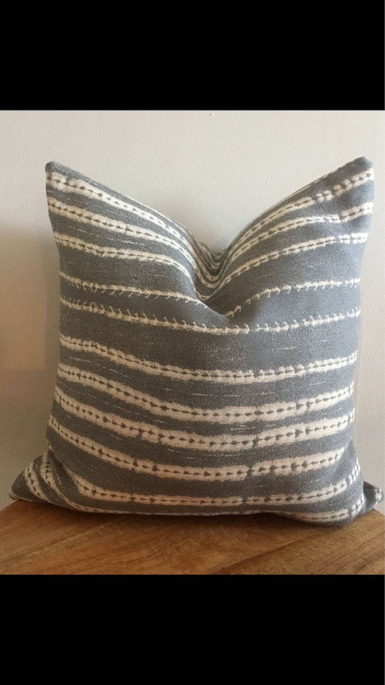 Designer Fabric Velvet Charcoal Gray Pillow Cover Euro Sham 16 Etsy