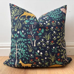 Designer Robert Allen Folkland toss throw decorative pillow cover aqua navy persimmon citrine blue green 16 18 20 22 24 26 modern woven