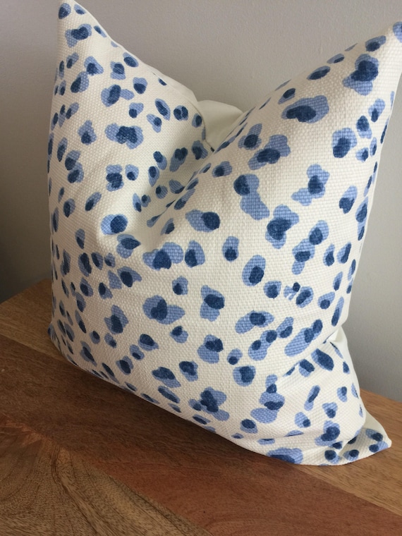 Designer Kravet Fabric Spots Animal Print Beach Lake House Throw