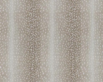 Modernes Antilopen Leinen Leinen Blend Kissenbezug neutral tan beige braun grau erhältlich in mehreren Größen