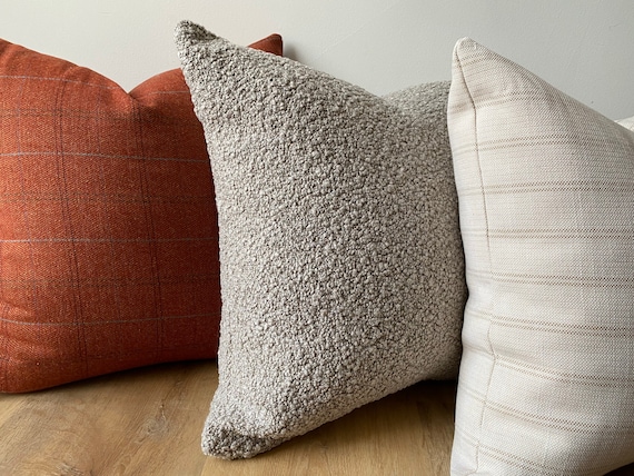 Nubby throw cheap pillows