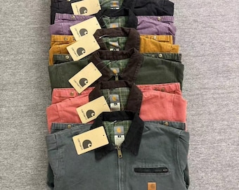 Vintage Carhartt Detroit J97 Jacke | Arbeitskleidung aus gewaschenem Canvas, Streetwear der 90er