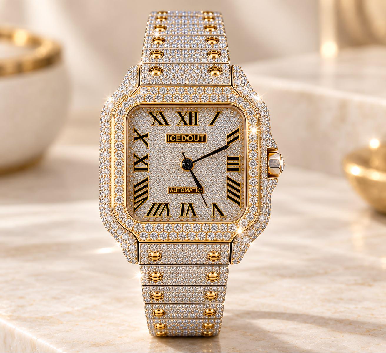 Full Iced Out Watch - Etsy