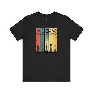 Camiseta de ajedrez vintage: camiseta retro de jugador