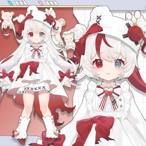 Vtuber Model | Premade Vtuber Model | Live2D Model | Fully Rigged | Ready to use