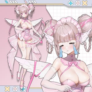 Vtuber Model | Premade Vtuber Model | Live2D Model | Fully Rigged | Ready to use
