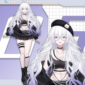 Vtuber Model | Premade Vtuber Model | Live2D Model | Fully Rigged | Ready to use