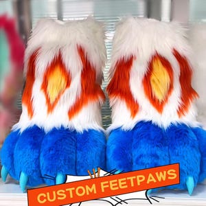 Fursuit paws | Furry Feetpaws | Feet paws | Custom Fursuit Shoes Paws | Free Choice Of Color! Cosplay Feetpaws | Made According To Picture