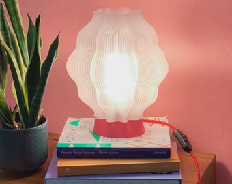 3D Printed Lamp “Skygge” – Bold Table Lamp, Colorful Mood Light, Handmade Scandinavian Lighting, Modern Sustainable Desk Lamp