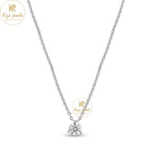Round Diamond Solitaire Pendant, 0.40ct Lab grown Round cut Diamond Valentine Gift for Her Anniversary gift