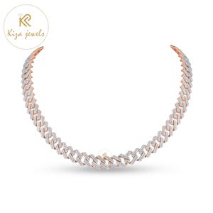 Men&#39;s Lab Grown Diamond Cuban Chain: Iced Hip Hop Jewelry