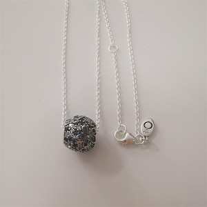 collana pandora s925 silver elegant daisy necklace