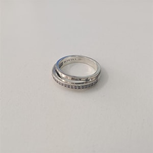 pandora triple band pavé ring