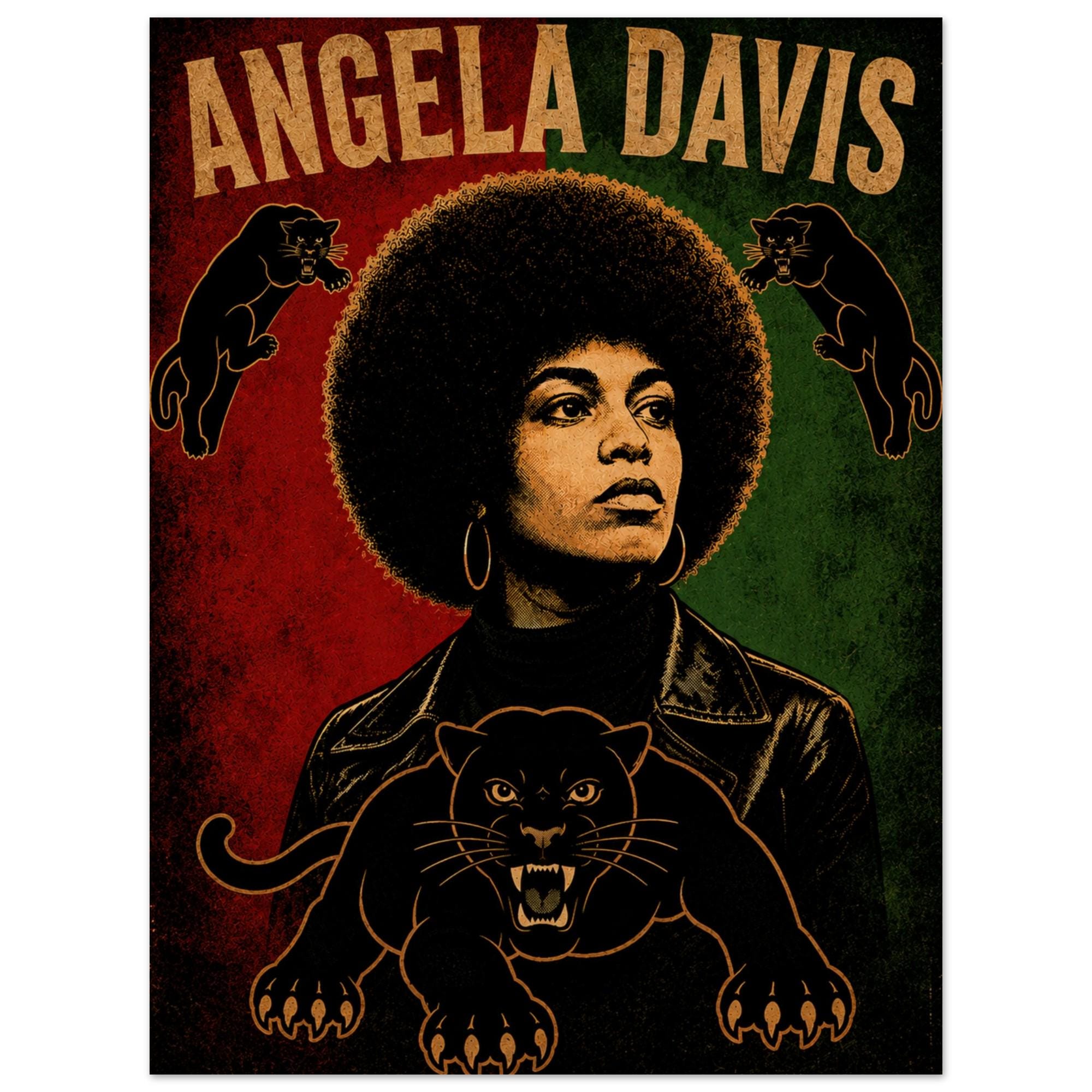 Vintage Angela Davis Poster - Etsy
