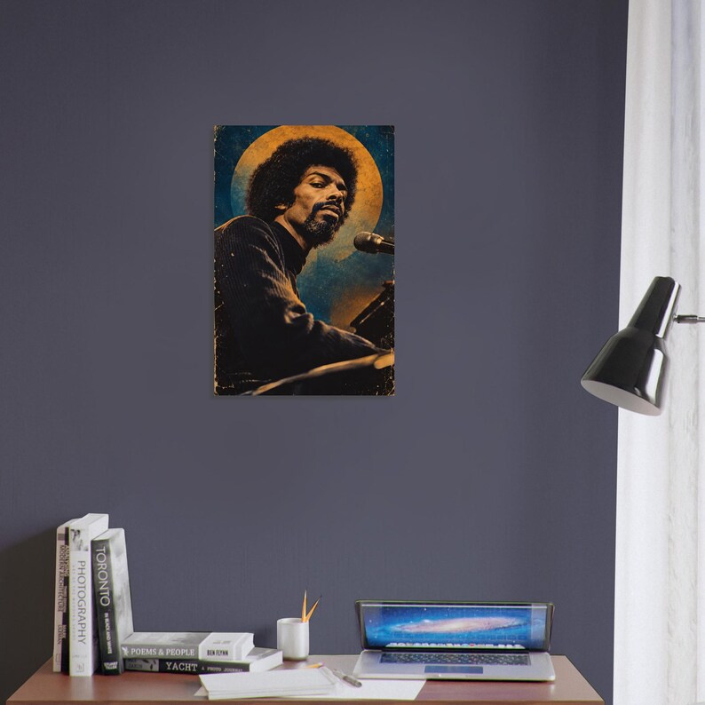 Gil Scott-heron Poster, Revolutionary Poetry Art, Civil Rights Icon ...