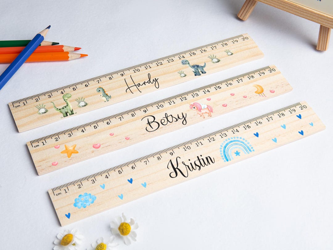 Customised Name Ruler Personalized School Ruler,custom Ruler,back to School Gift,gift for ...