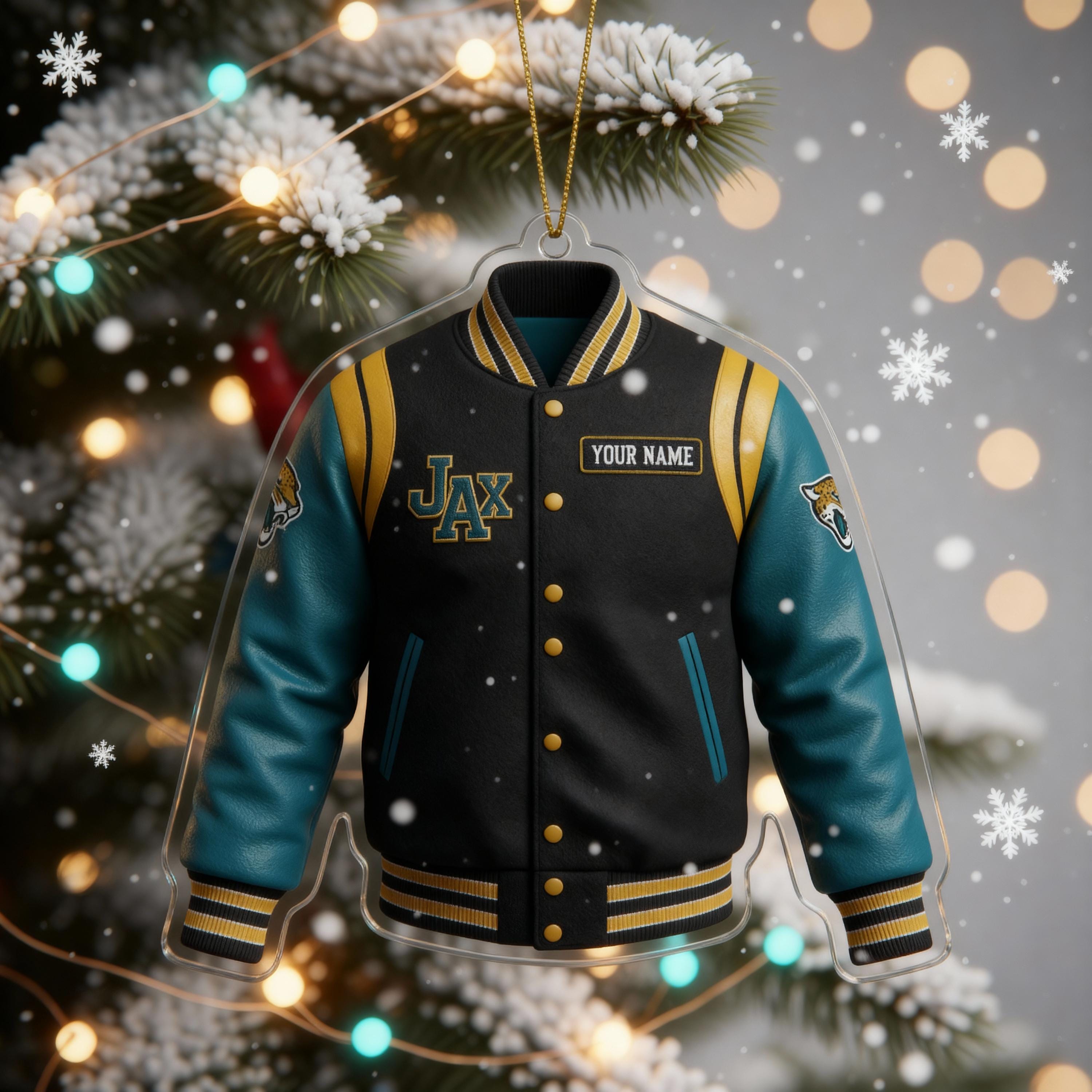 Discover Personalized Jacksonville Jaguars Football Christmas Ornament, Xmas Tree Decor, Gift for Football Fans, Sports Keepsake