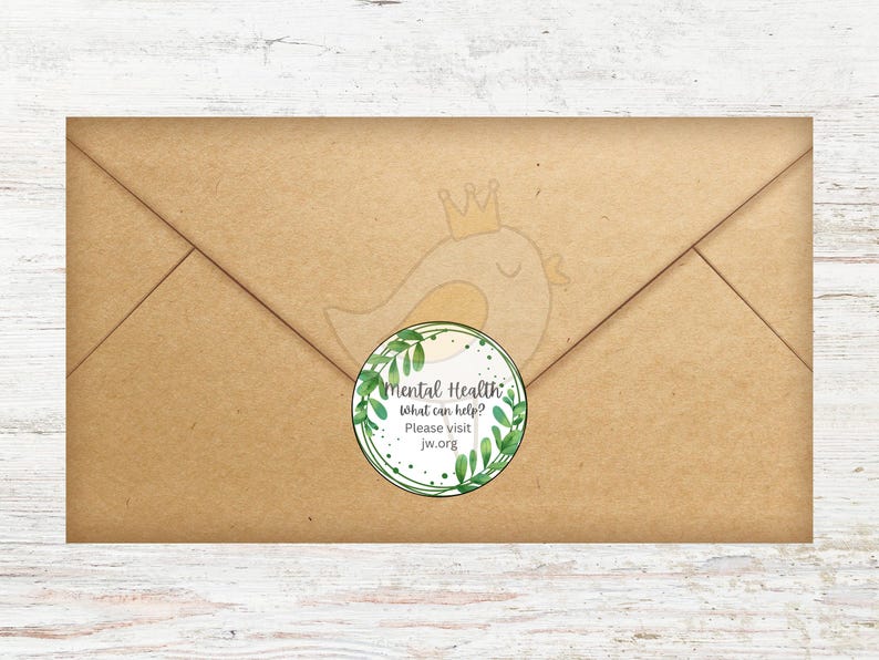 Mental Health Printable Stickers, JW Ministry, JW Letter Writing, JW ...