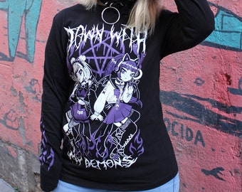 Dark Magical girls Black 3eyes clothing goth gothic alternative manga otaku