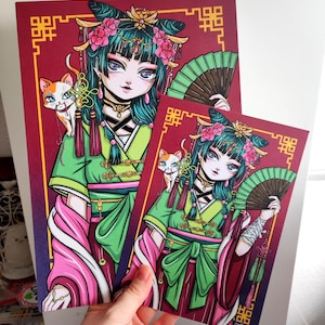 Maomao il farmacista fanart Kusuriya no Hitorigoto stampa