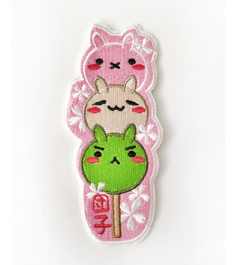 Embroidery Iron Patch Patches Kawaii Dango Japanese Food Etsy