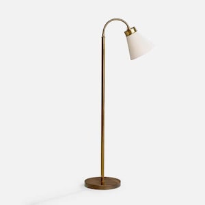 Sisal Fiber Floor Lamp: Modern Minimalist Design with Wooden Base