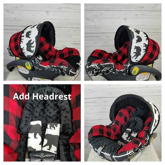 uppababy seat liner buffalo plaid