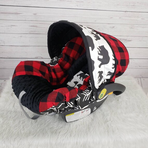 uppababy seat liner buffalo plaid